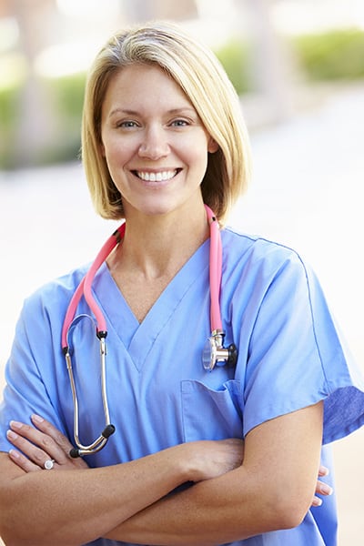Outdoor Portrait Female Nurse