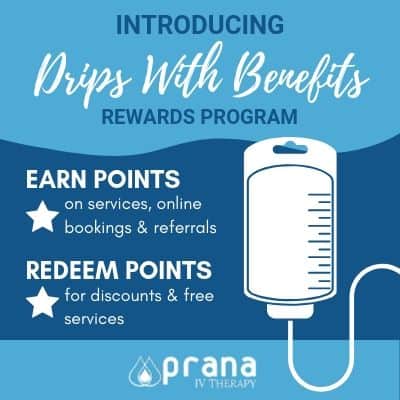 Prana IV Therapy Rewards