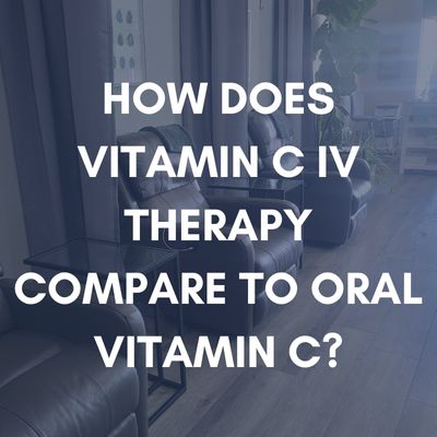How does vitamin C IV therapy compare to oral vitamin C?