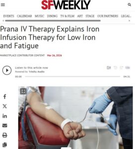 Prana IV Therapy Explains Iron Infusions